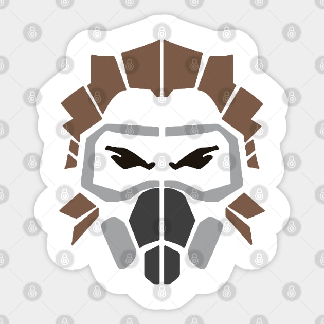 Minimalistic Color - Apex Caustic Sticker by thearkhive